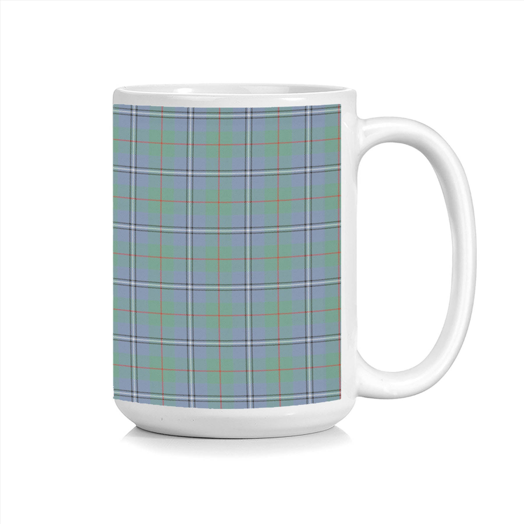 ScotsTee Shop Scottish Irvine of Glentulchan Ancient Tartan Ceramic Mug
