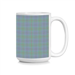 ScotsTee Shop Scottish Irvine of Glentulchan Ancient Tartan Ceramic Mug
