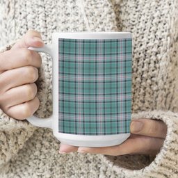 ScotsTee Shop Scottish Kelly of Sleat Hunting Modern Tartan Ceramic Mug