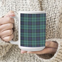 ScotsTee Shop Scottish McNeil of Colonsay Modern Tartan Ceramic Mug