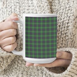 ScotsTee Shop Scottish McDonald of The Isles Tartan Ceramic Mug
