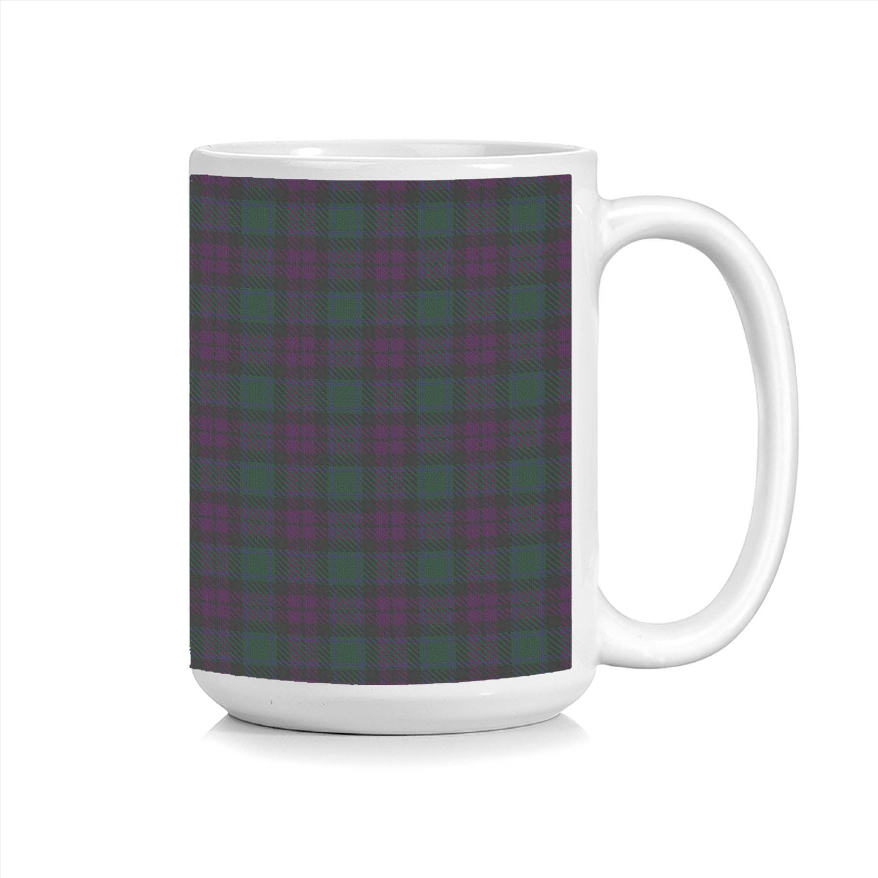 ScotsTee Shop Scottish MacArthur of Milton Hunting Tartan Ceramic Mug