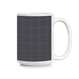 ScotsTee Shop Scottish MacArthur of Milton Hunting Tartan Ceramic Mug