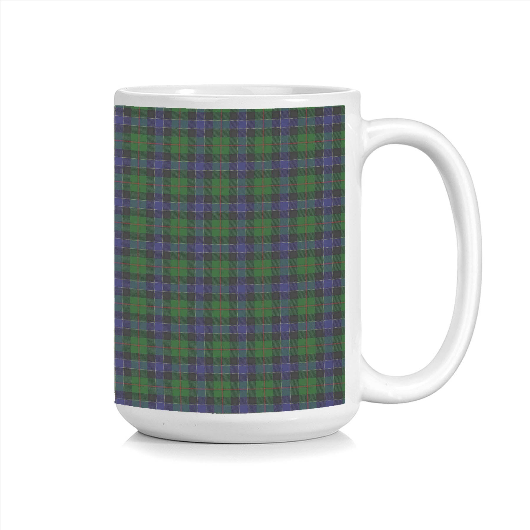 ScotsTee Shop Scottish Ogilvie of Inverarity VS 2 Tartan Ceramic Mug