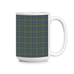 ScotsTee Shop Scottish Ogilvie of Inverarity VS 2 Tartan Ceramic Mug