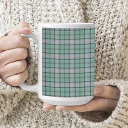 ScotsTee Shop Scottish Kelly of Sleat Hunting Ancient Tartan Ceramic Mug