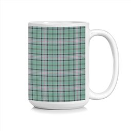 ScotsTee Shop Scottish Kelly of Sleat Hunting Ancient Tartan Ceramic Mug