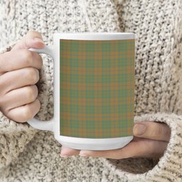 ScotsTee Shop Scottish McAlister of Glenbarr Hunting Modern Tartan Ceramic Mug