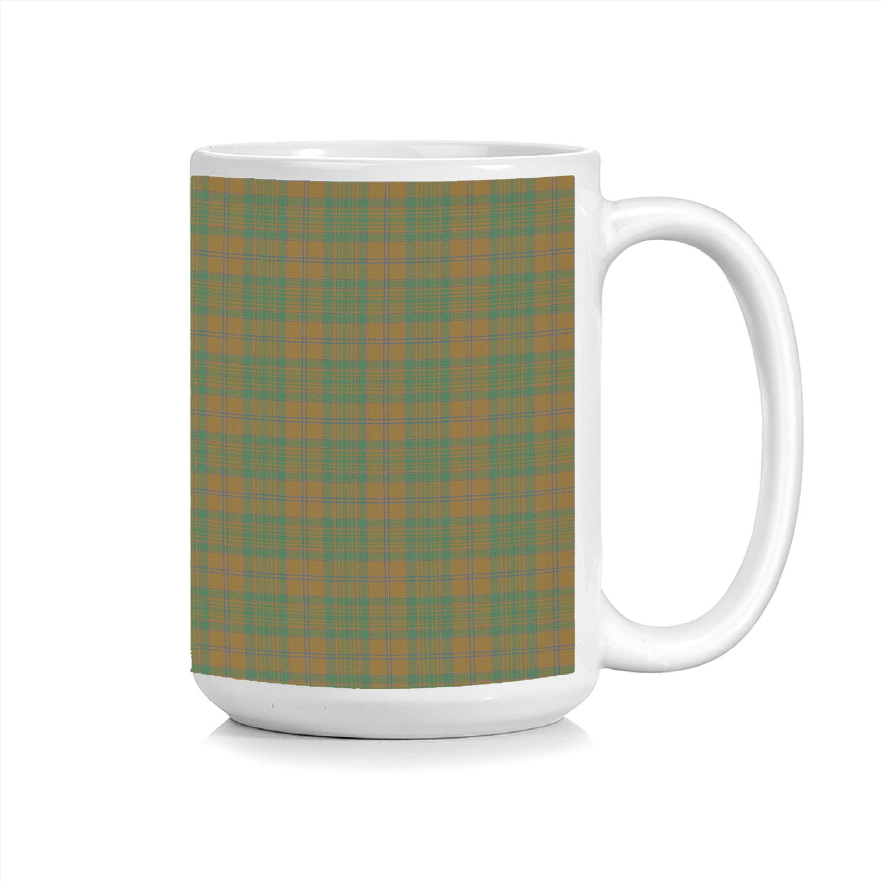 ScotsTee Shop Scottish McAlister of Glenbarr Hunting Modern Tartan Ceramic Mug