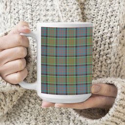 ScotsTee Shop Scottish MacDonald of Clan Ranald Ancient Tartan Ceramic Mug