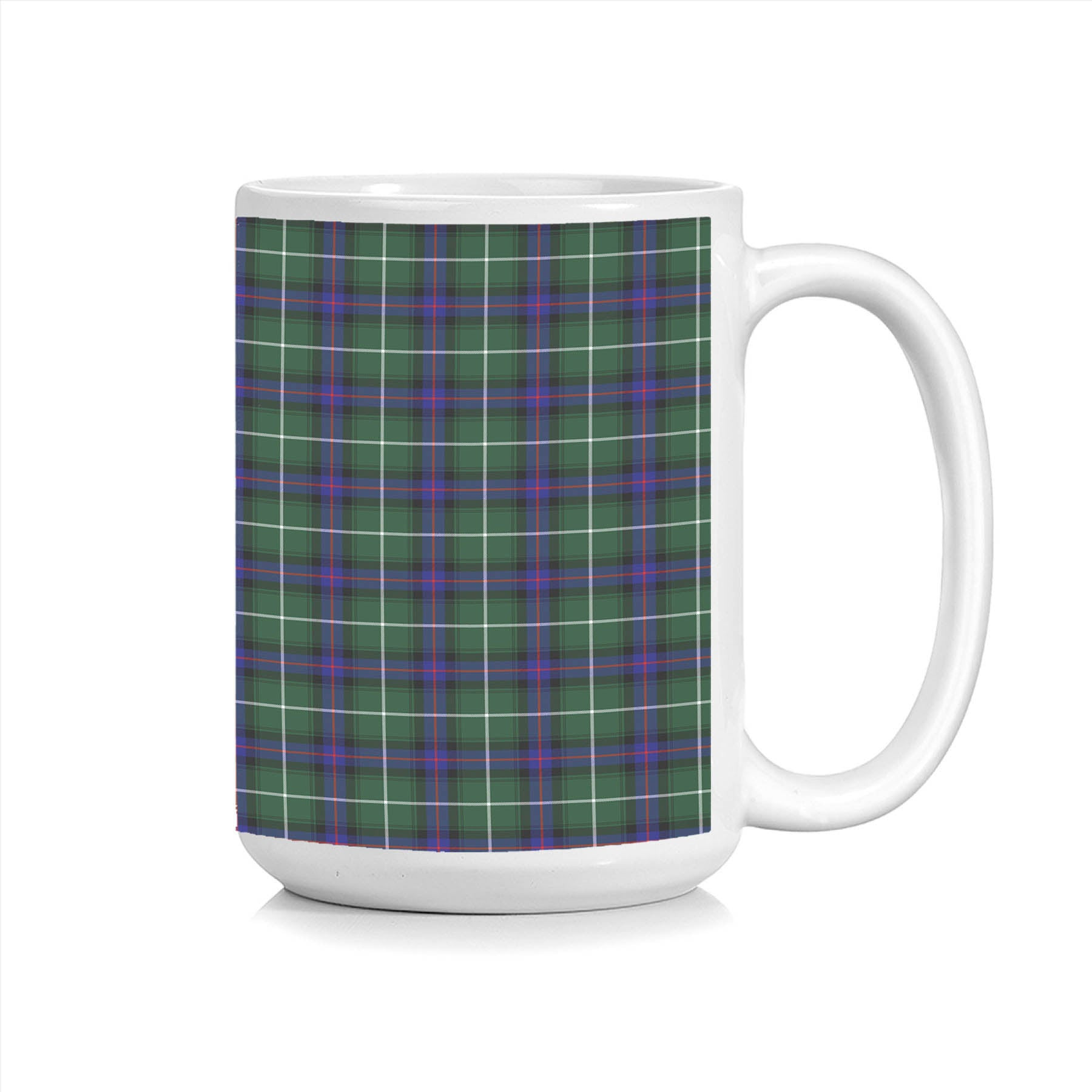 ScotsTee Shop Scottish MacDonald of the Isles Hunting Modern Tartan Ceramic Mug
