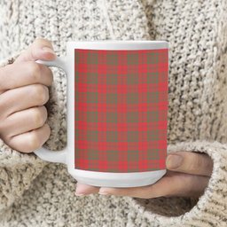 ScotsTee Shop Scottish MacAlister of Glenbarr Modern Tartan Ceramic Mug