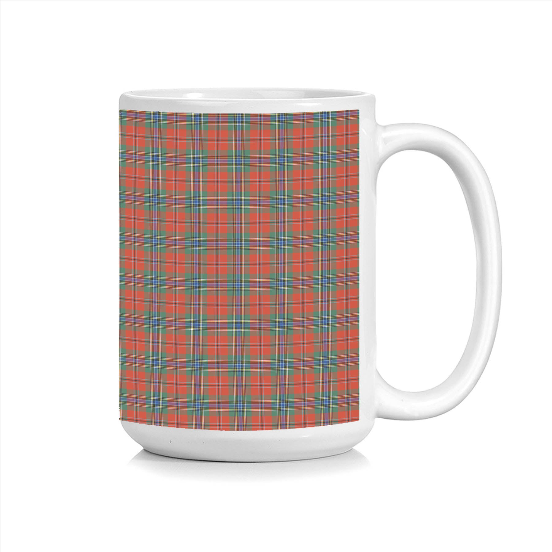 ScotsTee Shop Scottish McLean of Duart Ancient Tartan Ceramic Mug