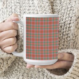 ScotsTee Shop Scottish McDonald of Lochmaddy Ancient Tartan Ceramic Mug