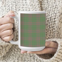 ScotsTee Shop Scottish MacAlister of Glenbarr Hunting Ancient Tartan Ceramic Mug