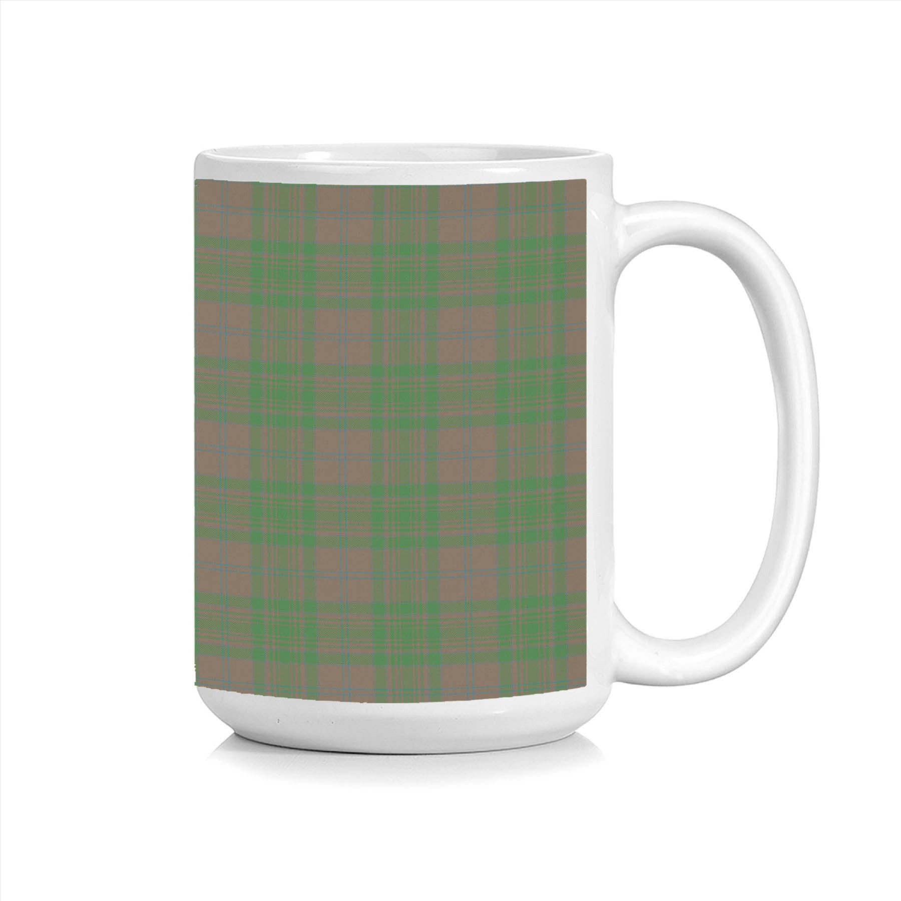 ScotsTee Shop Scottish MacAlister of Glenbarr Hunting Ancient Tartan Ceramic Mug