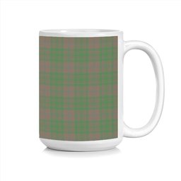 ScotsTee Shop Scottish MacAlister of Glenbarr Hunting Ancient Tartan Ceramic Mug