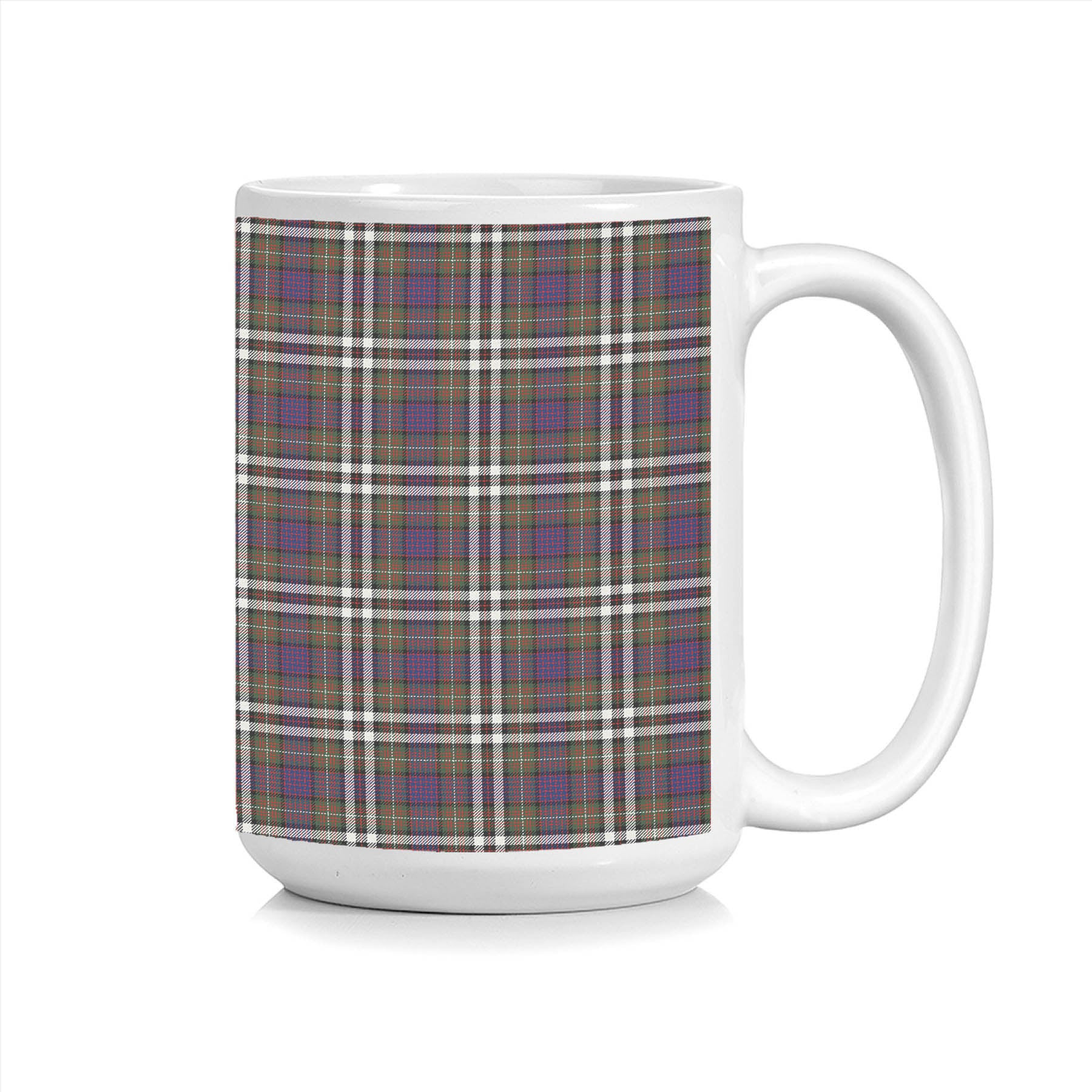 ScotsTee Shop Scottish McDonell of Glengarry Dress Modern Tartan Ceramic Mug