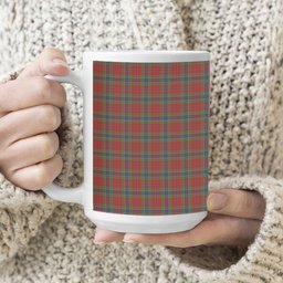 ScotsTee Shop Scottish McLean of Duart Tartan Ceramic Mug