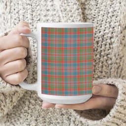 ScotsTee Shop Scottish McDonald of Boisdale Ancient Tartan Ceramic Mug