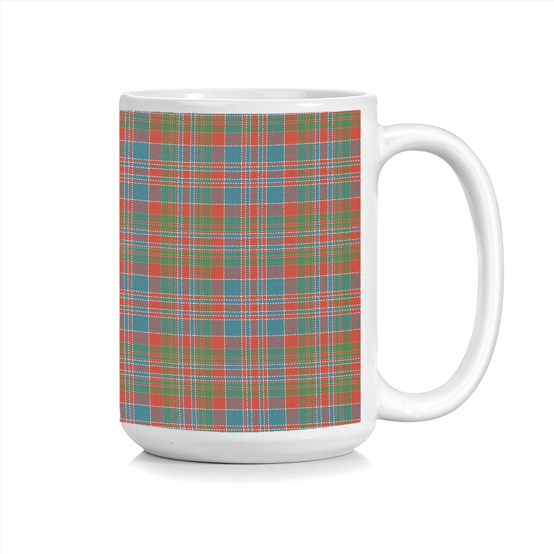 ScotsTee Shop Scottish McDonald of Boisdale Ancient Tartan Ceramic Mug