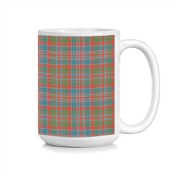 ScotsTee Shop Scottish McDonald of Boisdale Ancient Tartan Ceramic Mug