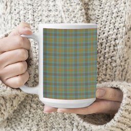 ScotsTee Shop Scottish O'Brien Tartan Ceramic Mug