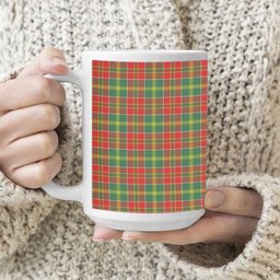 ScotsTee Shop Scottish McDonald of Kingsburgh Modern Tartan Ceramic Mug