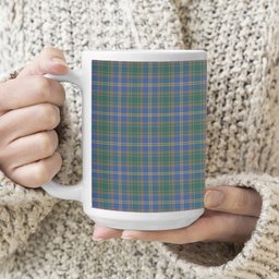ScotsTee Shop Scottish Strang of Balkaskie Modern Tartan Ceramic Mug