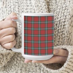 ScotsTee Shop Scottish MacLaine of Lochbuie Coburn Tartan Ceramic Mug