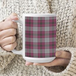 ScotsTee Shop Scottish Little of Morton Rigg Modern Tartan Ceramic Mug