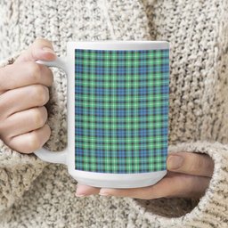 ScotsTee Shop Scottish Graham of Montrose Ancient Tartan Ceramic Mug