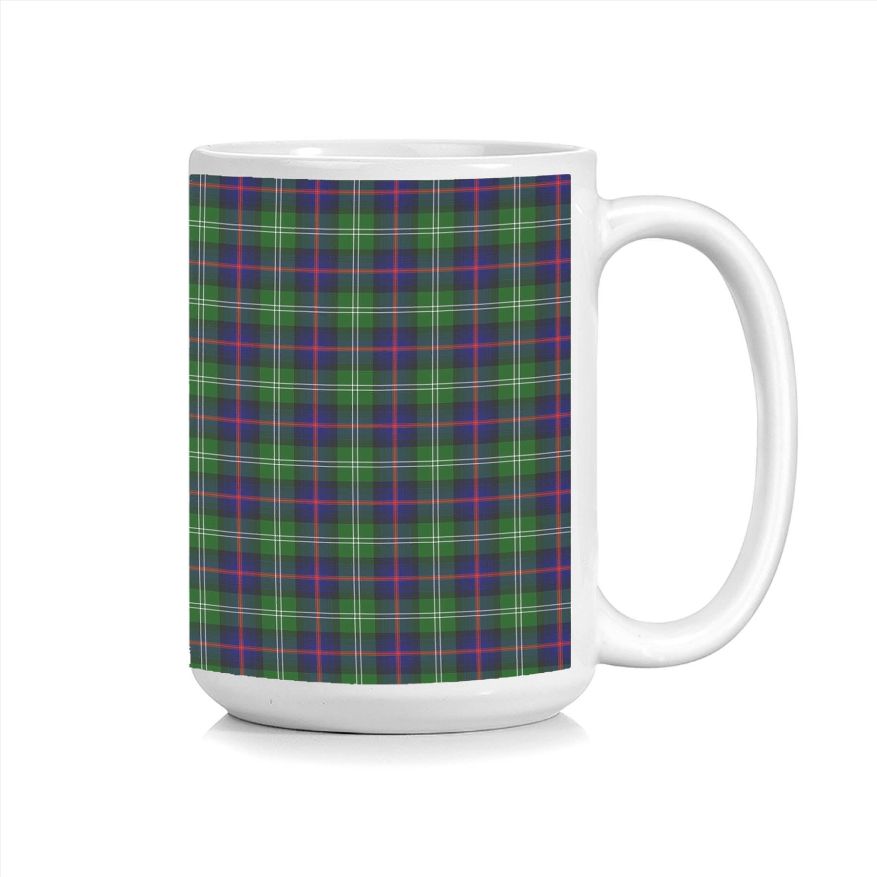 ScotsTee Shop Scottish Sutherland Modern Tartan Ceramic Mug