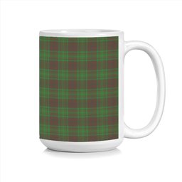 ScotsTee Shop Scottish MacAlister of Glenbarr Hunting Tartan Ceramic Mug