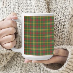 ScotsTee Shop Scottish MacMillan Society of Glasgow Tartan Ceramic Mug