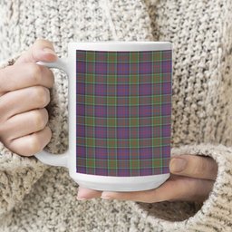 ScotsTee Shop Scottish McDonald of Clan Ranald Modern Tartan Ceramic Mug