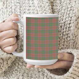 ScotsTee Shop Scottish McDonald of Glencoe Ancient Tartan Ceramic Mug