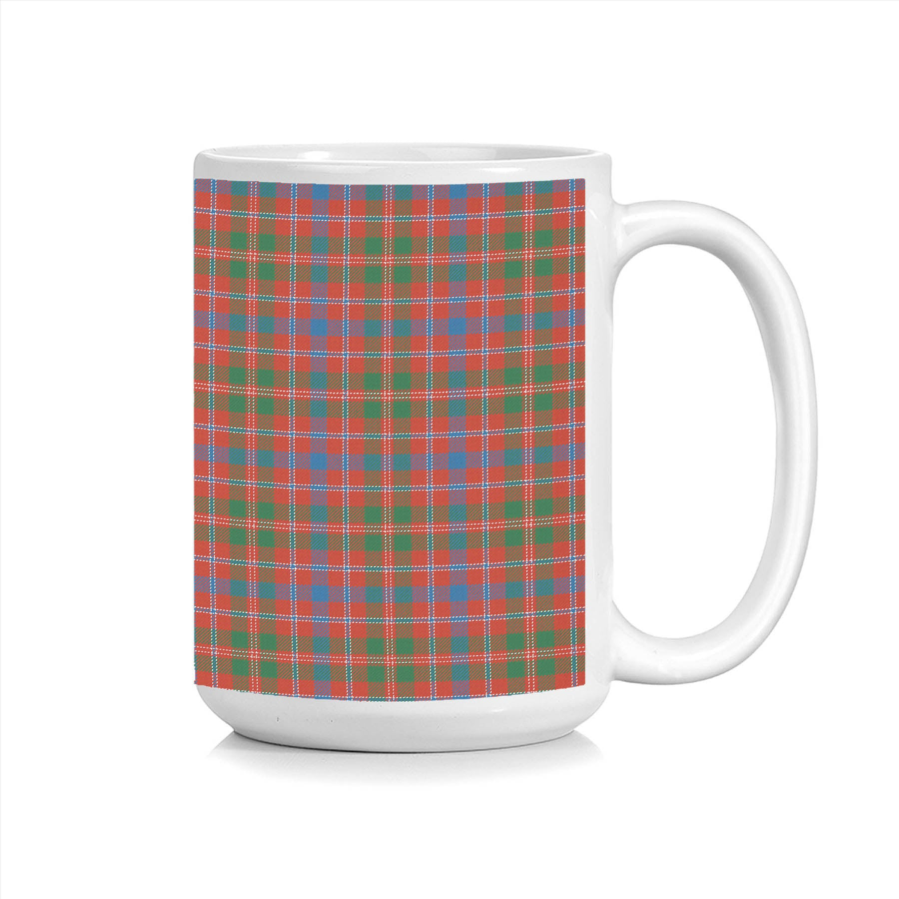 ScotsTee Shop Scottish McDonald of Glenaladale Ancient Tartan Ceramic Mug