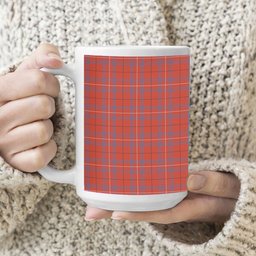 ScotsTee Shop Scottish Rose of Kilravock Ancient Tartan Ceramic Mug