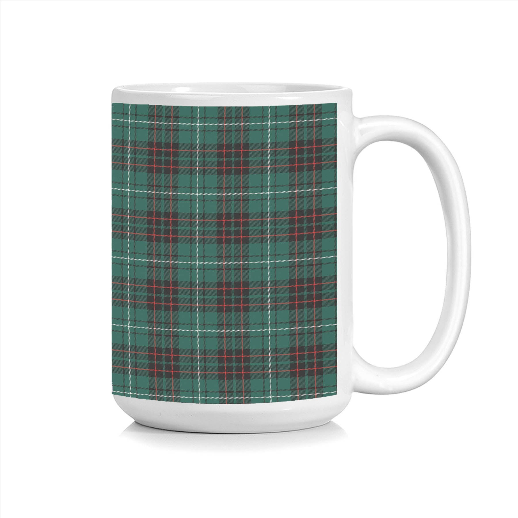 ScotsTee Shop Scottish MacAuley of Lewis Modern Tartan Ceramic Mug