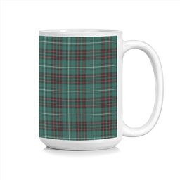 ScotsTee Shop Scottish MacAuley of Lewis Modern Tartan Ceramic Mug
