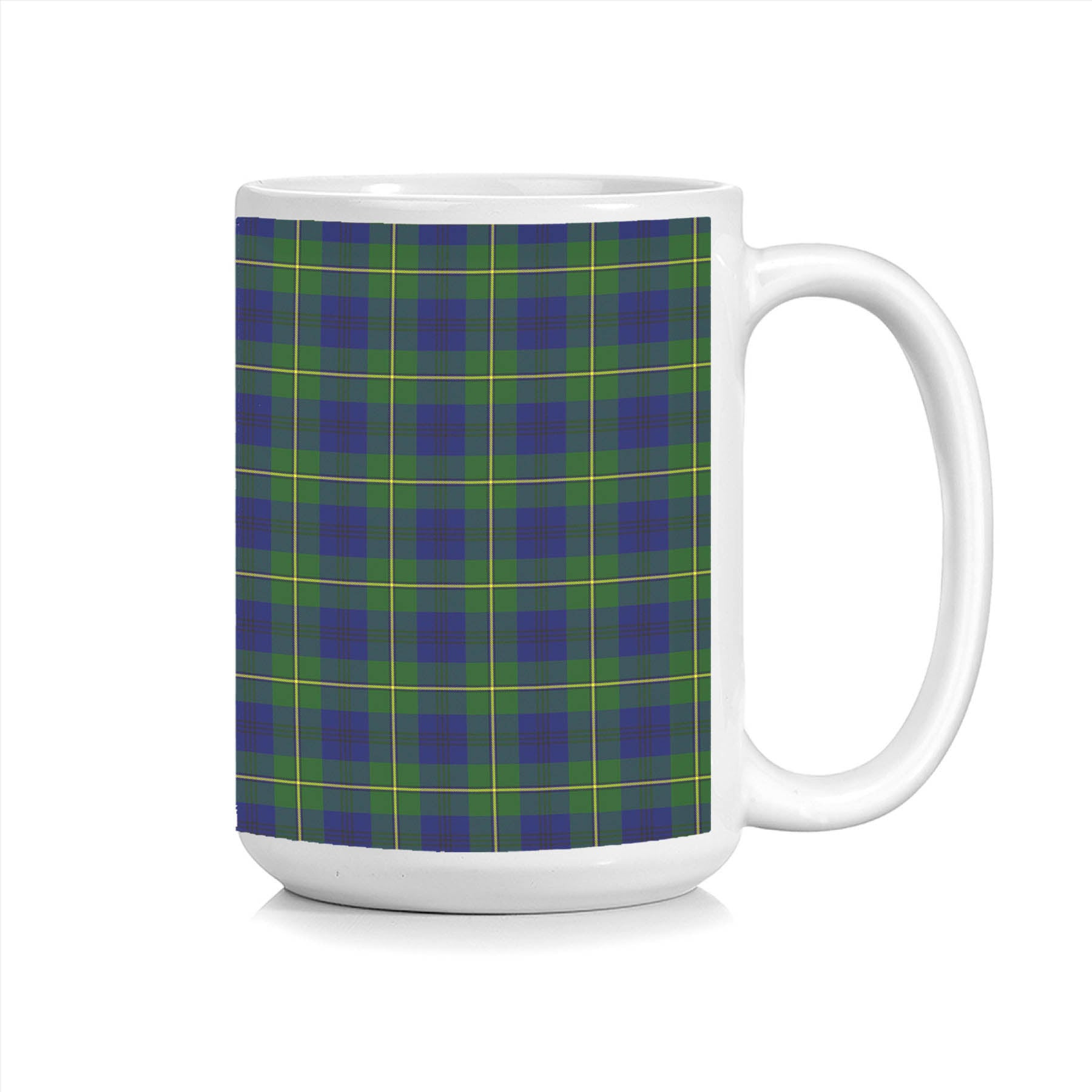 ScotsTee Shop Scottish Johnston of Caskieben Modern Tartan Ceramic Mug