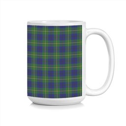 ScotsTee Shop Scottish Johnston of Caskieben Modern Tartan Ceramic Mug