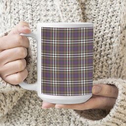 ScotsTee Shop Scottish MacDonell of Glengarry Dress Modern Tartan Ceramic Mug