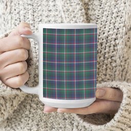ScotsTee Shop Scottish Shaw of Carolina Modern Tartan Ceramic Mug