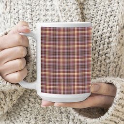ScotsTee Shop Scottish McKay of Strathnaver Modern Tartan Ceramic Mug
