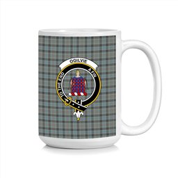 ScosTee Shop Scottish Ogilvie of Inverarity – VS 1 Crest Tartan Ceramic Mug