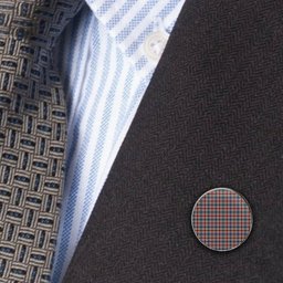 ScotsTee Shop Scottish Bell Border (Bell Southern Bell) Ancient Metal Tartan Lapel Pin (5 pieces)