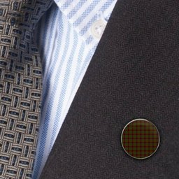ScotsTee Shop Scottish Buchan Modern Metal Tartan Lapel Pin (5 pieces)