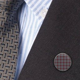 ScotsTee Shop Scottish Borthwick Dress Modern Metal Tartan Lapel Pin (5 pieces)